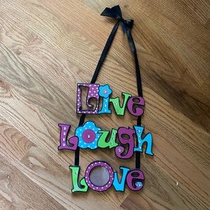 Live Laugh Love Hanging Decor